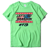 Let's Go Brandon T Shirts Brandon Printed Short-Sleeved T-shirt Women's Bottoming Shirt