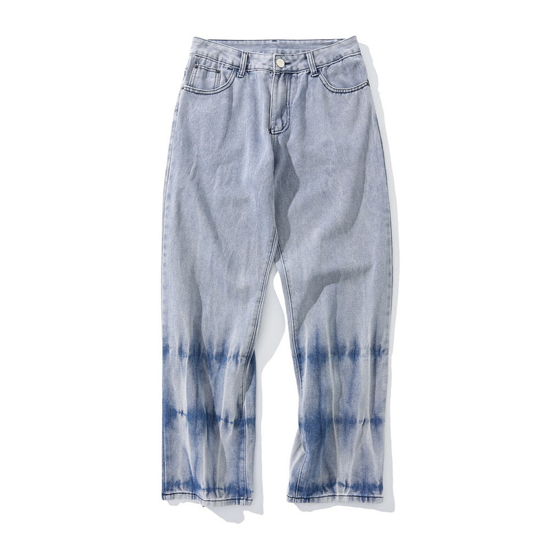 Jeans Men's plus Size Retro Sports Trousers Baggy Straight Trousers Hip Hop Trousers Men Denim Pants