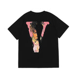 Vlone Pop Smoke The Woo T Shirt Printed Half Sleeve