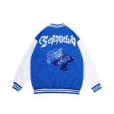Men Fall Outfits Baseball Uniform Autumn Sports Casual Jacket Loose Couple Jacket