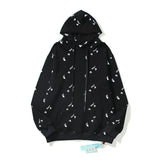 Autumn And Winter Printed Hoodie Sweater Loose Men'S And Women'S Coat