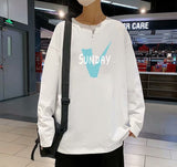 Men Long Sleeve T-Shirts Round Neck Base