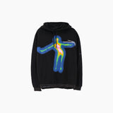 Men Fall Outfits Hooded Sweater Hip Hop Retro Niche Loose Top