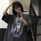 Harajuku Clothing Men's Tshirt Classic Retro Shirts Summer Printed T-shirt Men's and Women's Tops