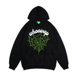 Men Fall Outfits Sweater Flocking Embroidered Oversize Top Loose Casual Couple Hoodies