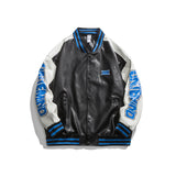 Varsity Jacket For Men Baseball Jackets Men's Baseball Uniforms Stitching Letter Print Jacket