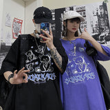 Harajuku Clothing for men T-shirt Classic Shirts Summer Printed Loose Short Sleeve T-shirt