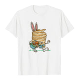 Mens Easter Shirts Printed Round Neck