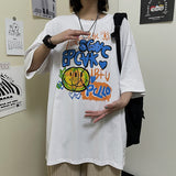 Harajuku Clothing Men's Tshirt Classic Shirts Vintage Loose Short Sleeved T-shirt Sleeve