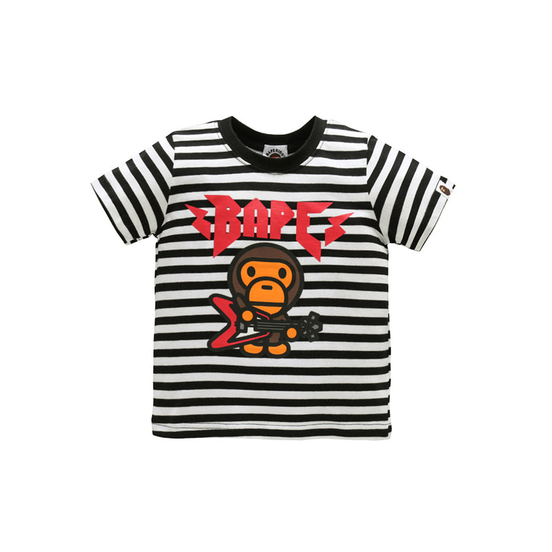 A Ape Print for Kids T Shirt Summer Cotton Small and Older Children's Short Sleeve T-shirt