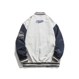 Varsity Jacket For Men Baseball Jackets Letter Splicing Loose Jacket Male