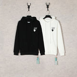 Arrow Hooded Sweater Loose Men'S And Women'S Love Coat