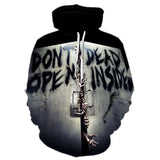The Walking Dead Clothes Spring and Autumn 3D Digital Printing Personal Leisure Men's Long-Sleeved Hooded Sweater