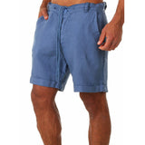 jogging shorts for men Slim Fit Muscle Gym Men Shorts Summer Pure Color Tied Sweatpants Men Shorts Casual Pants