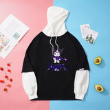 My Melody Hoodie Autumn Sports Student Oversize Fake Two-Piece Hooded Sweater
