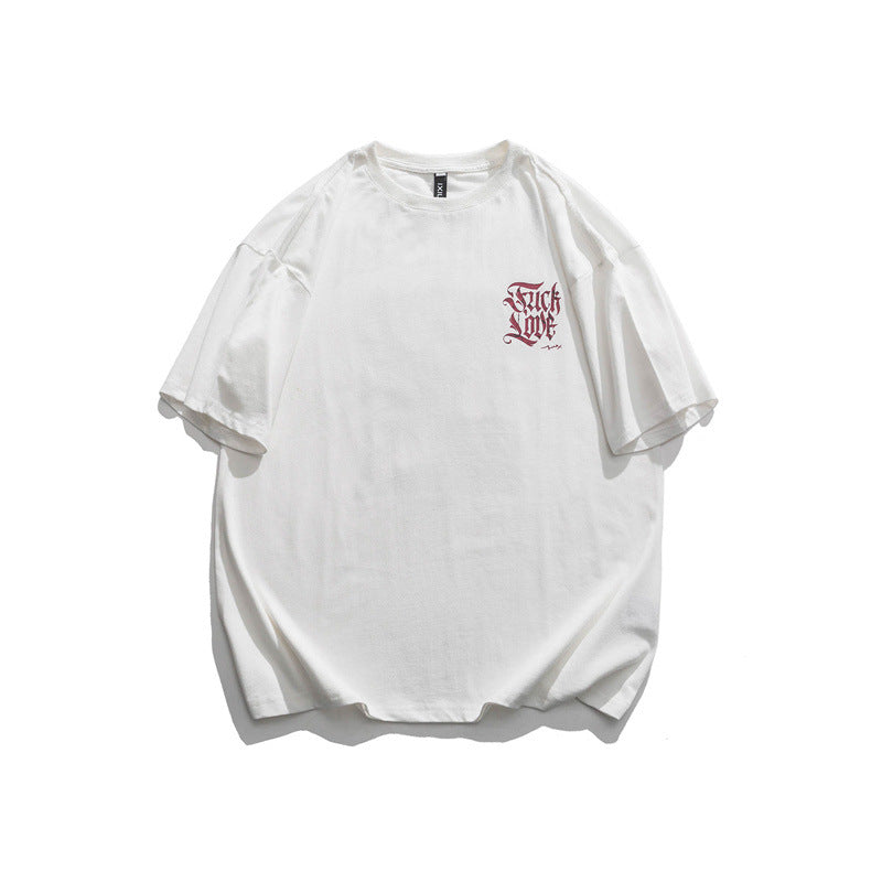 2022 Summer man t shirt Portrait Crew Neck Short Sleeve