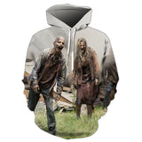 The Walking Dead Clothes Printed Fashion Loose Hooded Casual Sweatshirt