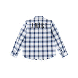 US Army T Shirt Letter Printed Plaid