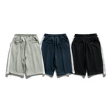 Men Pants Men's Clothes Summer Wear Vintage Men's Shorts Casual Loose Contrast Color Embroidery Sports Shorts