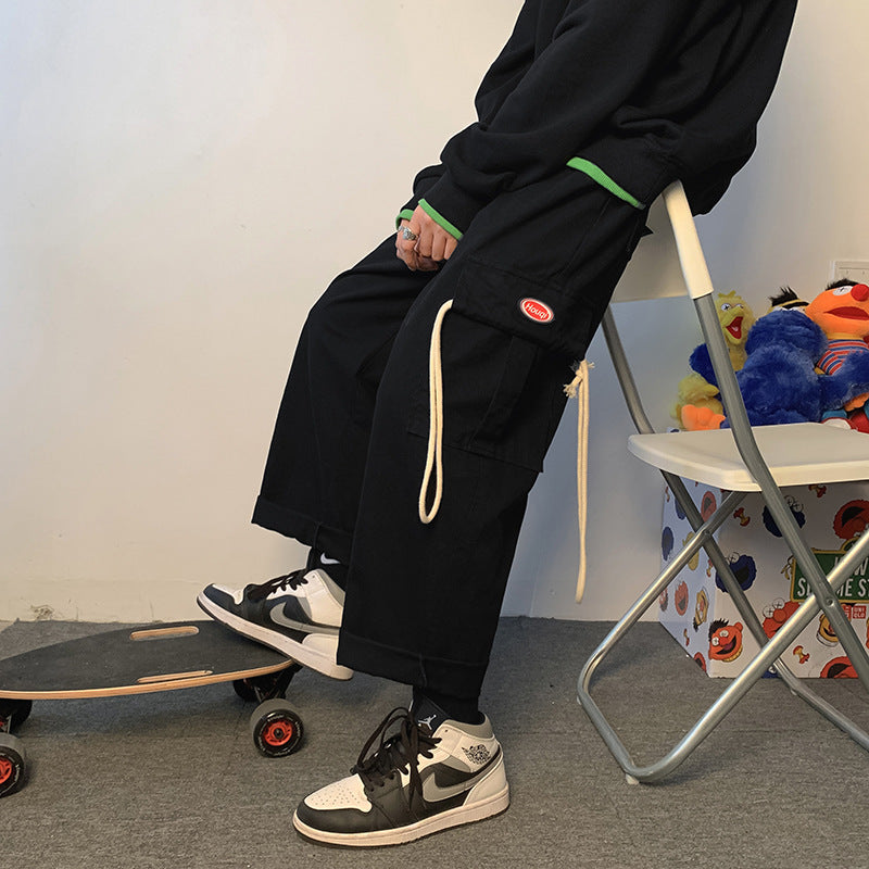 Men Pants Cargo Pants Straight