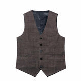 Tuxedo Vests Autumn and Winter Suit Vest Men's Retro Style Slim Fit Leisure Professional Formal Suit Vest Fashion
