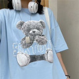 Harajuku Clothing Men's Tshirt Classic Retro Shirts Summer Printed Men's Casual Loose Short Sleeve T-shirt