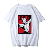 Anime Tshirts Aesthetic Men's Shirt Short Sleeve T-shirt Men's Summer Loose Anime Short Sleeve