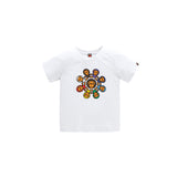 A Ape Print for Kids T Shirt Short Sleeve Baby Milo Colorful Kaleidoscope Cartoon