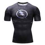 Captain America T Shirt Batman Flash Naruto Short Sleeve T-shirt