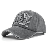 Yankee Baseball Cap Embroidered Peaked Cap Retro Spring and Summer