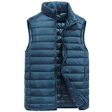 Men's Vest Casual Sleeveless Jacket Men Jacket Men's down Vest Loose plus Size