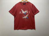 Amiri T Shirt Round Neck Printed Loose