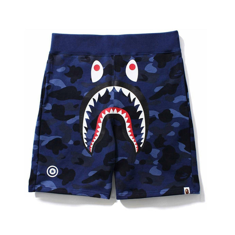 A Bath Ape Shorts Shark Shorts for Men and Women Camouflage Outwear Casual