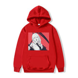 Chainsaw Man Hoodie Pava Anime Fleece-Lined