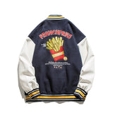 First Row Varsity Jacket Loose Embroidered Baseball Uniform