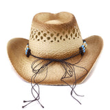 Wester Hats Straw Cowboy Hat Spring and Summer Western Men and Women Sun Protection Sun Hat Beach Hat