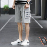 Men Cargo Shorts Men's Summer Outdoor Casual Sports Cargo Loose Ice Silk Fifth Pants