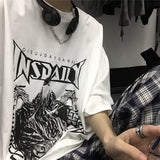 Harajuku Clothing Men's Tshirt Classic Retro Shirts Summer Printed Loose Short Sleeve T-shirt Men and Women
