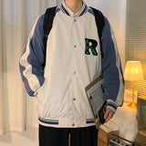 Varsity Jacket For Men Baseball Jackets Spring and Autumn Jacket Male Loose-Fitting Coat Top