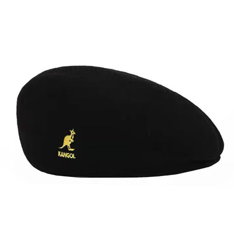 LL Cool J Hat Kangaroo Wool Beret Painter Cap Retro British Style