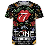 Anime Tshirts Aesthetic Men's Shirt Trendy Anime Print Men's Short-Sleeved T-shirt