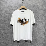 Amiri T Shirt Eagle Print Casual Round Neck