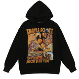 Men's Fall Outfits Printed Sweater Men's and Women's Oversize Loose Street Top