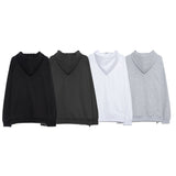 Fog Essentials Hoodie Autumn Fog Simple Solid Color Half Zipper Hooded Sweater