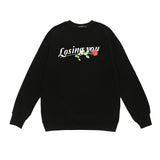 Men Fall Outfits Vintage Oversize Sweater Pullover Couple's Tops