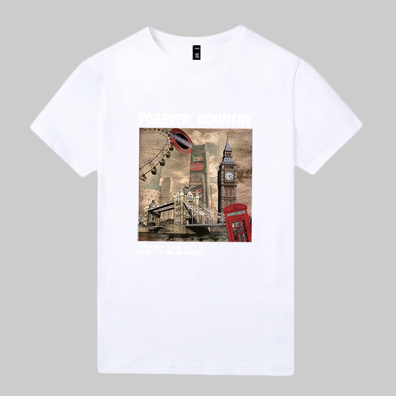 Anime Tshirts Aesthetic Men's Shirt Men's Short Sleeve T-shirt Sports Loose Crew Neck Cotton Summer Cool Printing