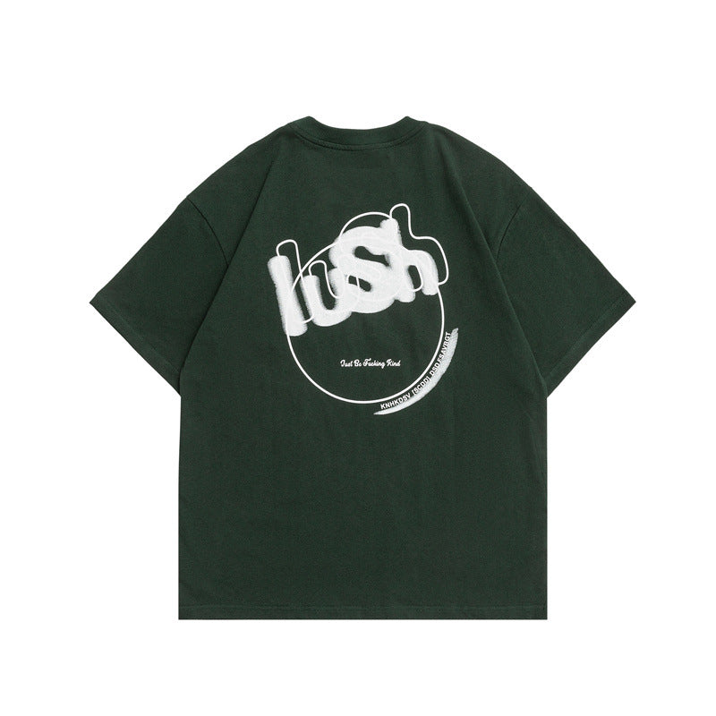 2022 Summer Man T Shirt Letter Printed round Neck