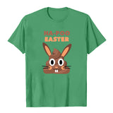 Mens Easter Shirts Printed Round Neck