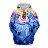 Fire and Ice Hoodie 3D Printing