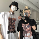 Harajuku Clothing Men's Tshirt Classic Retro Shirts Summer Printed Loose Short Sleeve T-shirt Men and Women Fashion